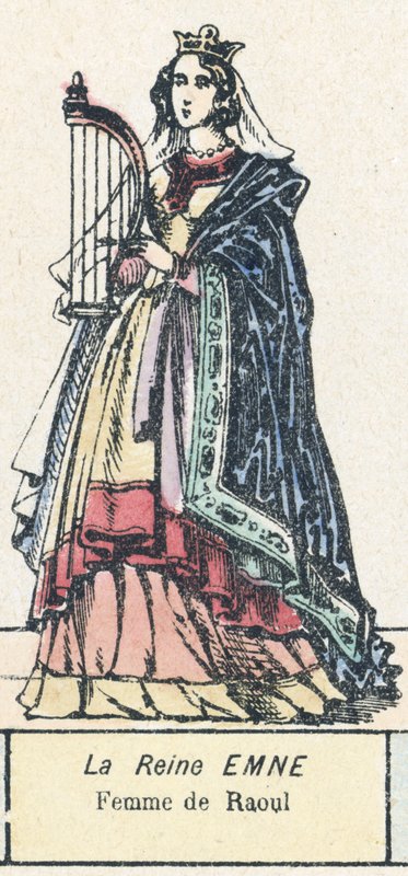Queen Emne, Wife of Raoul by French School