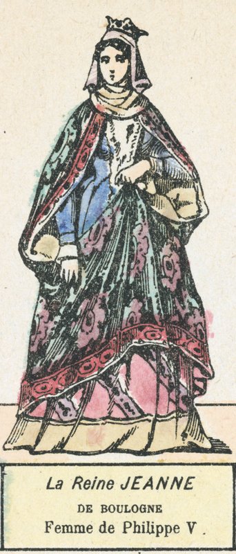 Queen Jeanne of Boulogne, Wife of Philip V by French School