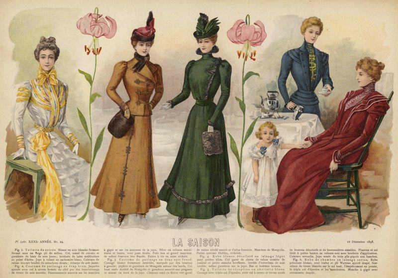 The Season Fashions by French School