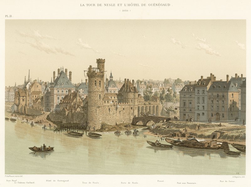 The Tower of Nesle and Hotel de Guénégaud, 1650 by French School