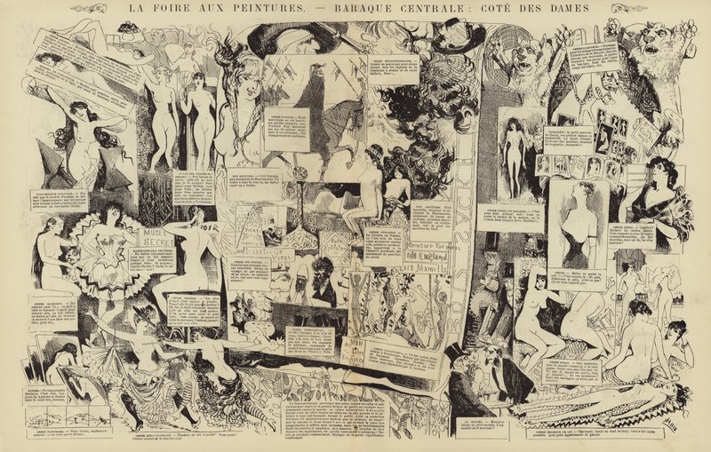 The Painting Fair, Central Booth, Ladies