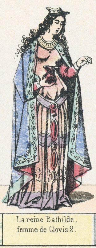 Queen Bathilde, Wife of Clovis II by French School