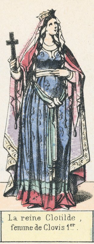Queen Clotilde, Wife of Clovis I by French School