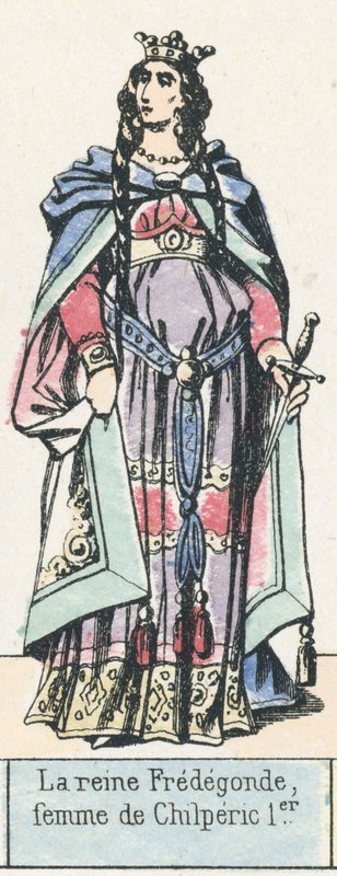 Queen Fredegonde, wife of Chilperic I by French School