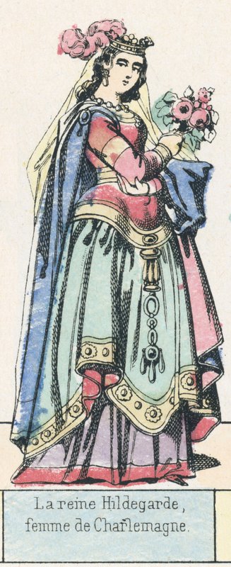 Queen Hildegarde, Wife of Charlemagne by French School