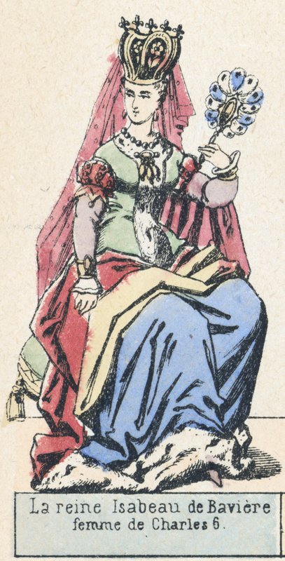 Queen Isabeau of Bavaria, Wife of Charles VI by French School