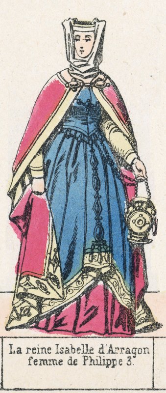 Queen Isabella of Aragon, wife of Philip III by French School