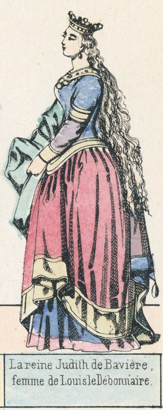 Queen Judith of Bavaria, Wife of Louis the Pious by French School