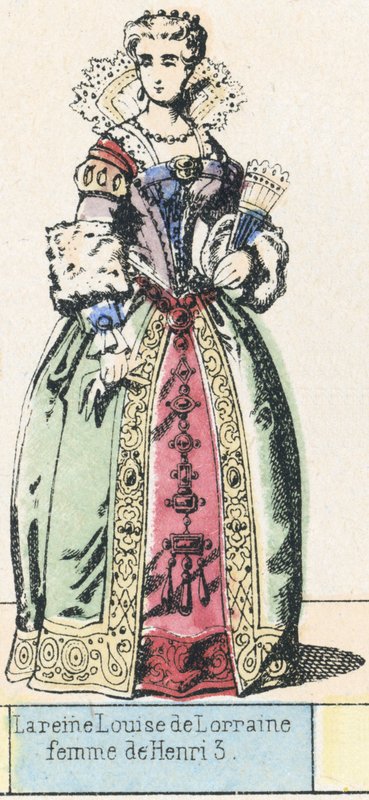 Queen Louise of Lorraine, Wife of Henry III by French School
