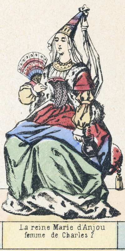 Queen Marie of Anjou, wife of Charles VII by French School