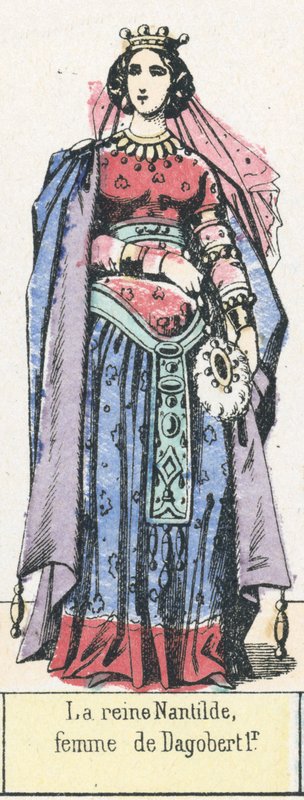 Queen Nantilde, Wife of Dagobert I by French School