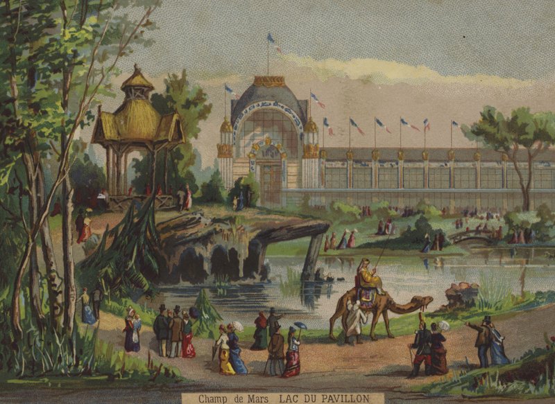 Lac du Pavillon, Champ de Mars, Paris by French School