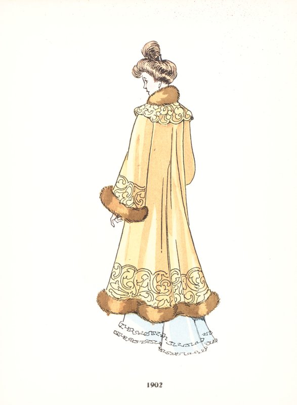 Ladies fashion, 1902 by French School