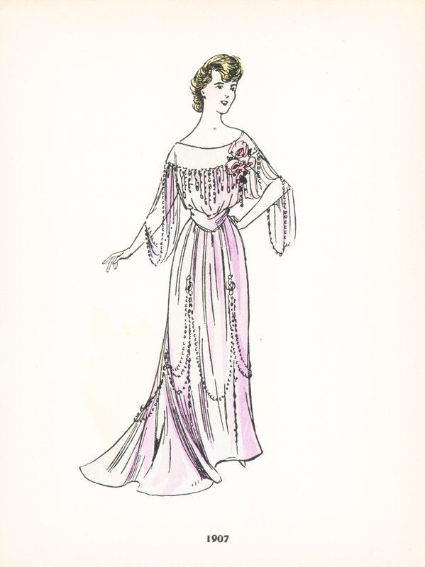 Ladies fashion, 1907 by French School