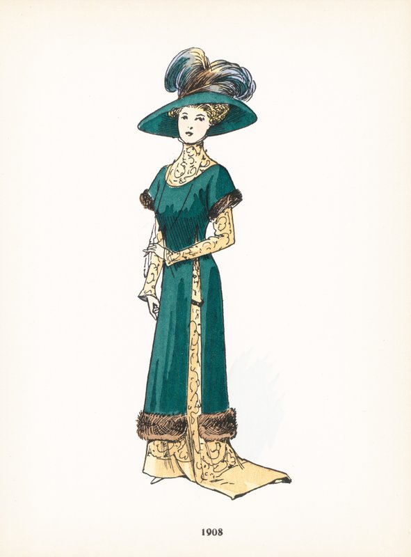 Ladies Fashion, 1908 by French School
