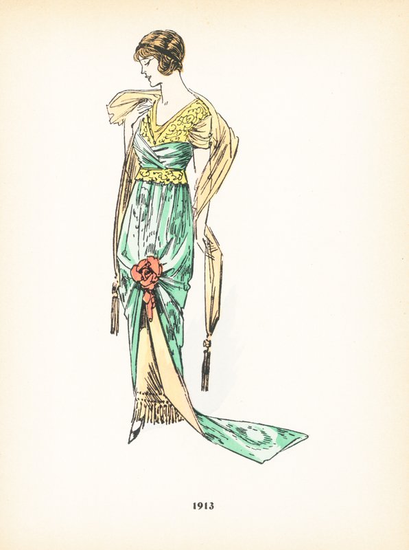 Ladies fashion, 1913 by French School
