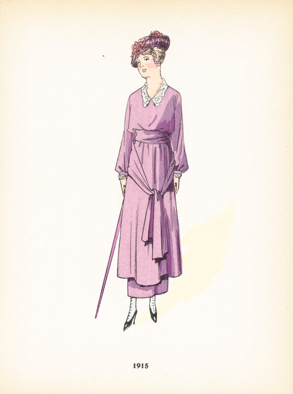 Ladies fashion, 1915 by French School