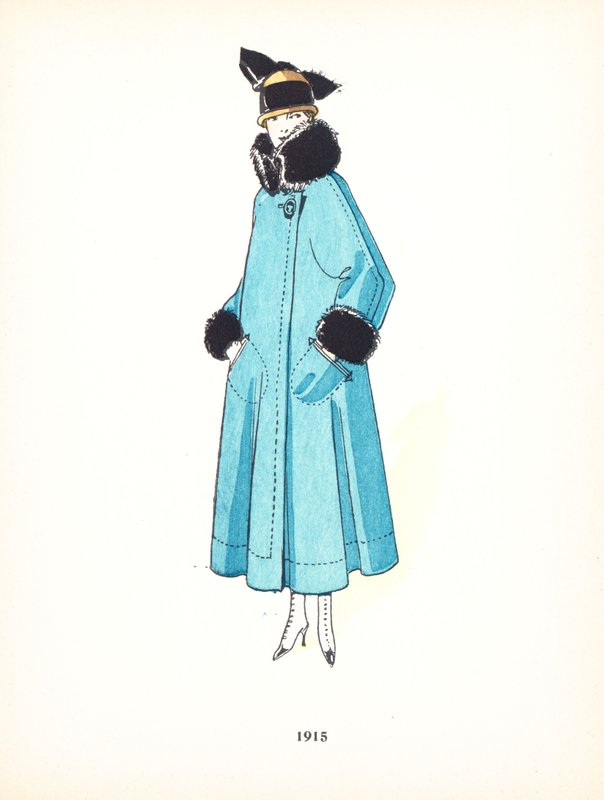 Ladies fashion, 1915 by French School