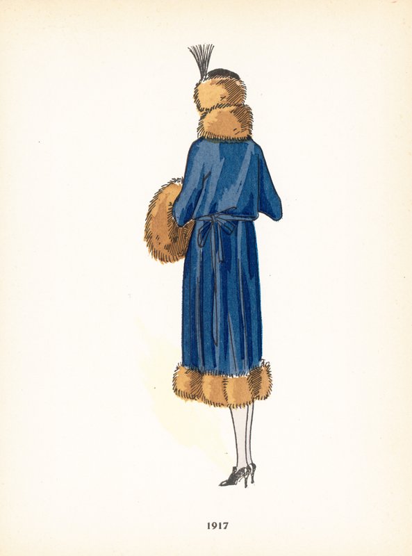 Ladies fashion, 1917 by French School