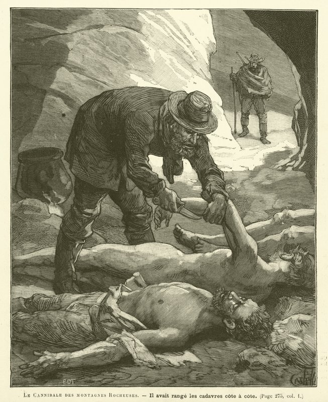 The Cannibal of the Rocky Mountains by French School