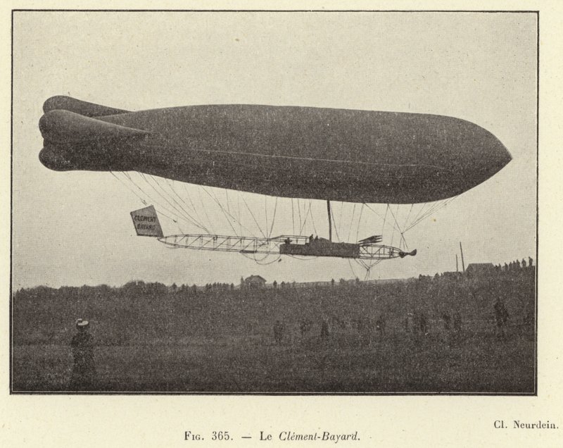 The Clement-Bayard (engraving) by French School