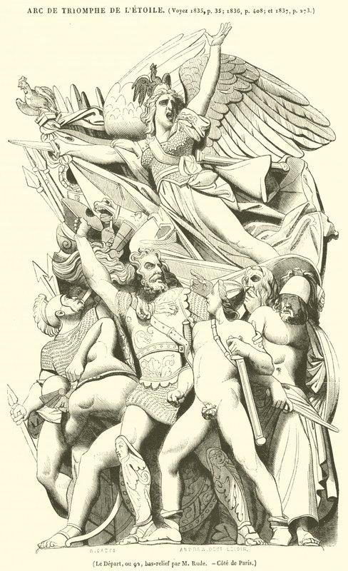 The Departure, or 92, Bas-Relief by French School