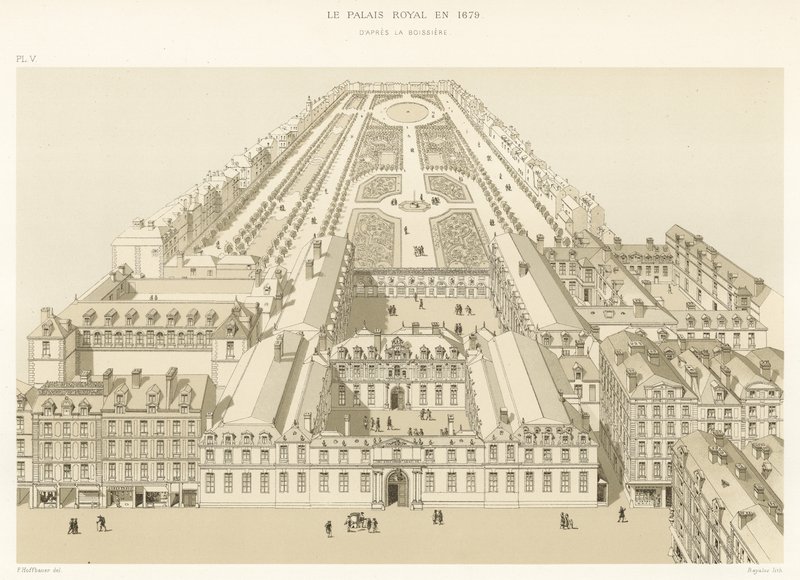The Royal Palace in 1679, After La Boissiere by French School