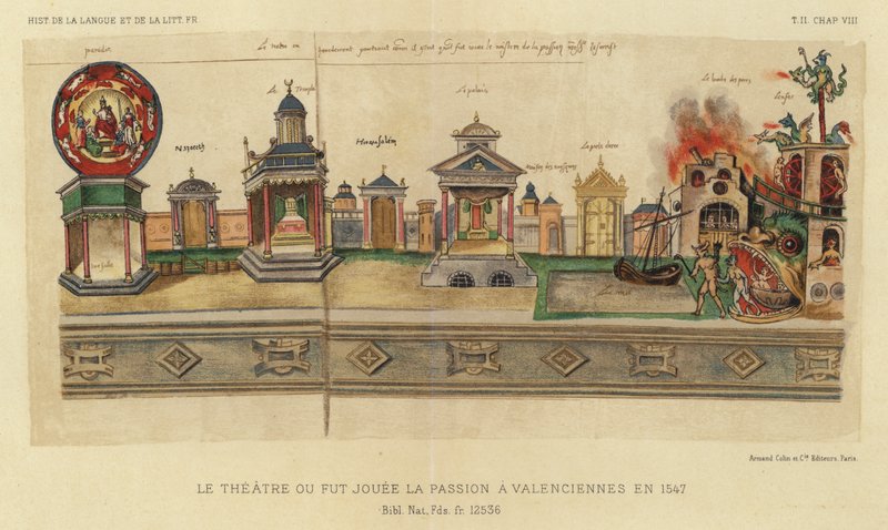 The Theatre Where the Passion Was Played in Valenciennes in 1547 by French School