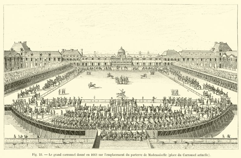 The Great Carousel Given in 1662 on the Site of Mademoiselle