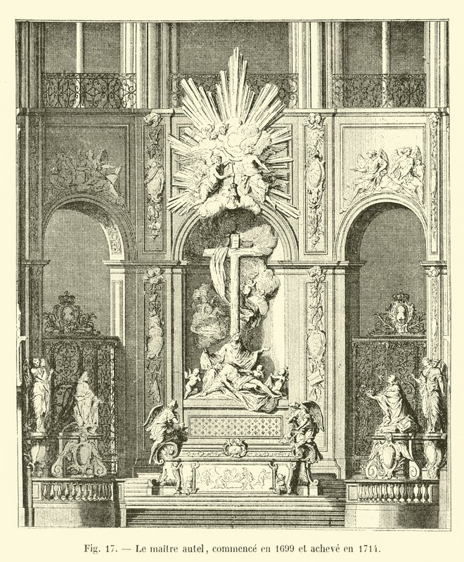 The High Altar, Begun in 1699 and Completed in 1714 by French School