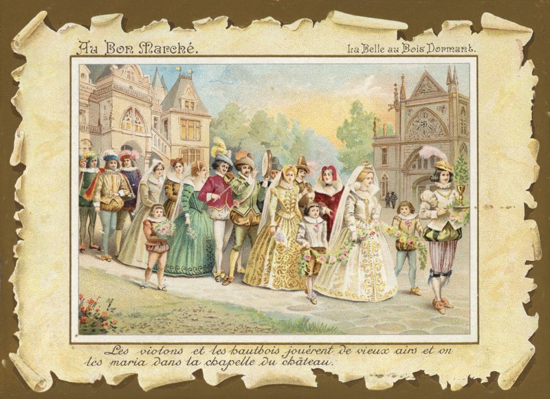Leaving the Chapel, Sleeping Beauty by French School