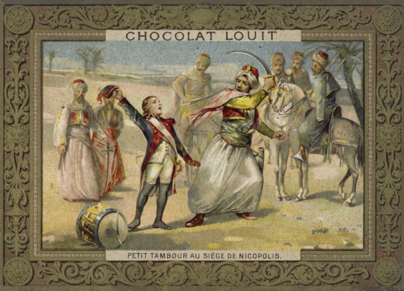 Little drummer boy at the Siege of Nicopolis, 1798 by French School