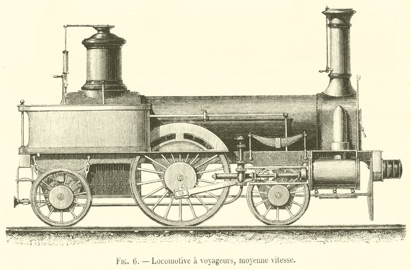 Passenger Locomotive, Medium Speed by French School