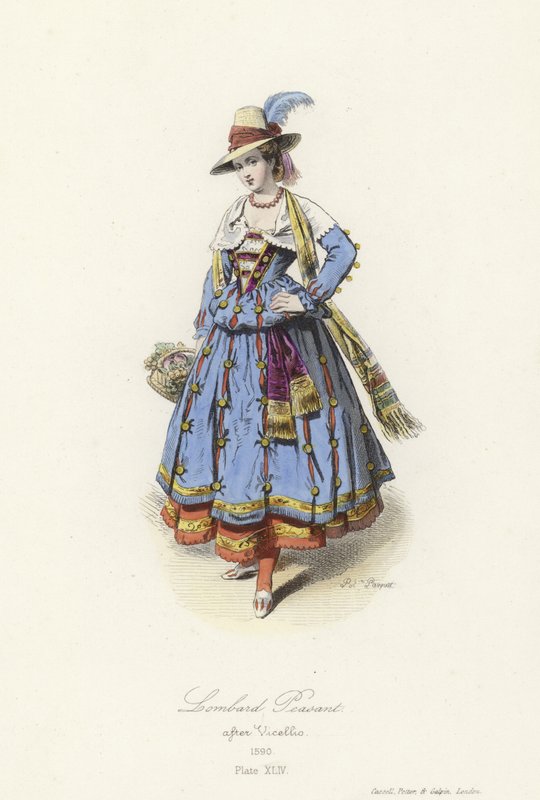 Lombard peasant by French School