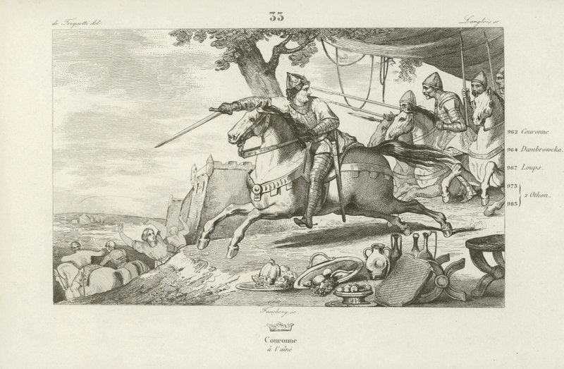 Lothair of France leads his army in an attack on the Holy Roman Emperor