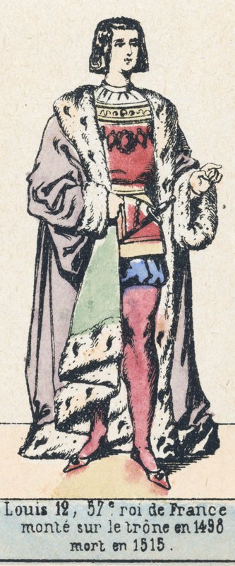 Louis XII, 57th King of France, ascended the throne in 1498, died in 1515 by French School