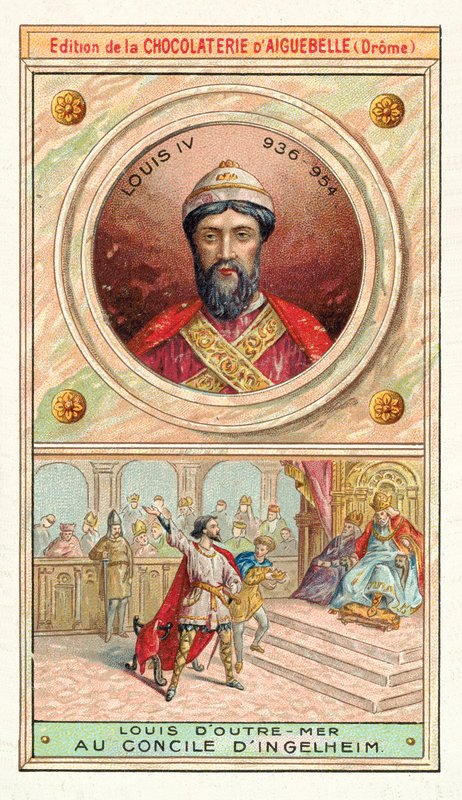 Louis IV of France at the Council of Ingelheim, 948 by French School