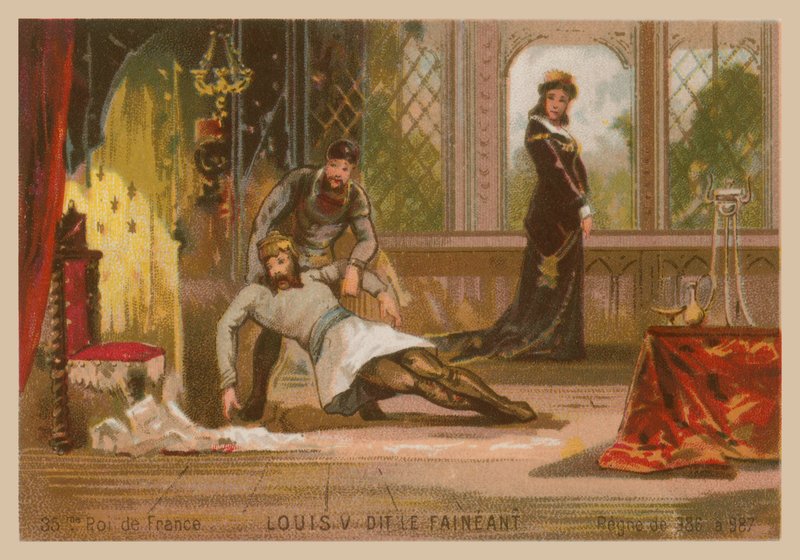 Louis V of France, known as Louis the Indolent (c. 967-987) by French School