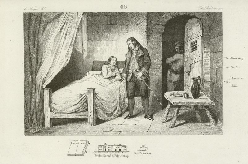 Louis XVII of France, sick and imprisoned, c1795 by French School