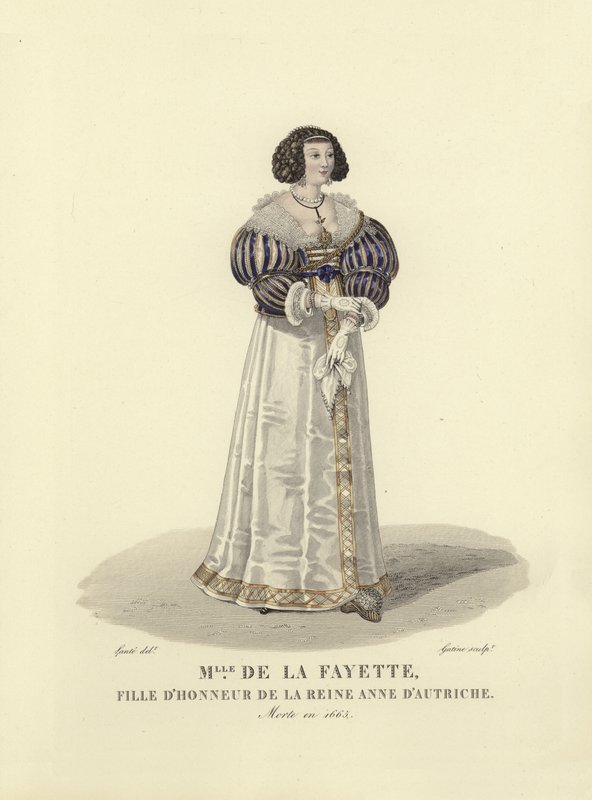 Louise de la Fayette, Maid of Honour to Anne of Austria, Queen Consort of King Louis XIII of France by French School