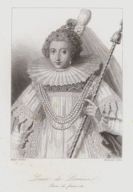 Louise of Lorraine, Queen Consort of Henry III of France by French School
