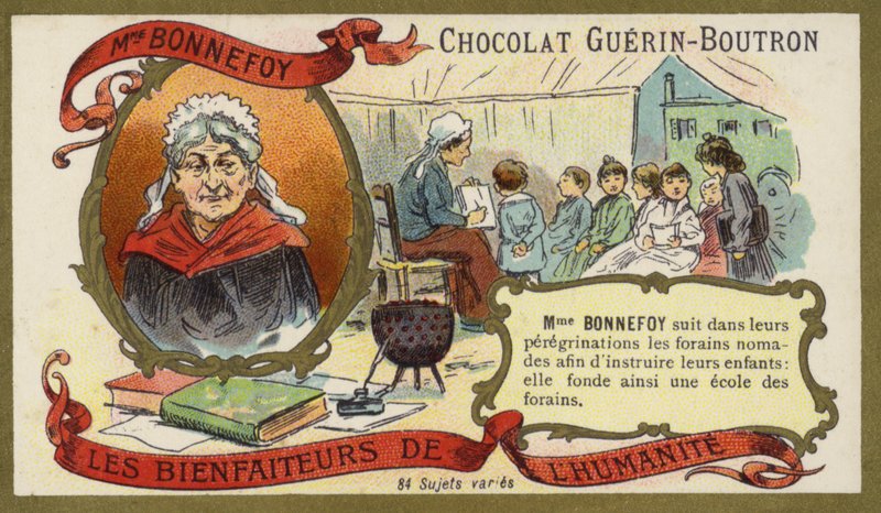 Madame Bonnefoy, French philanthropist by French School