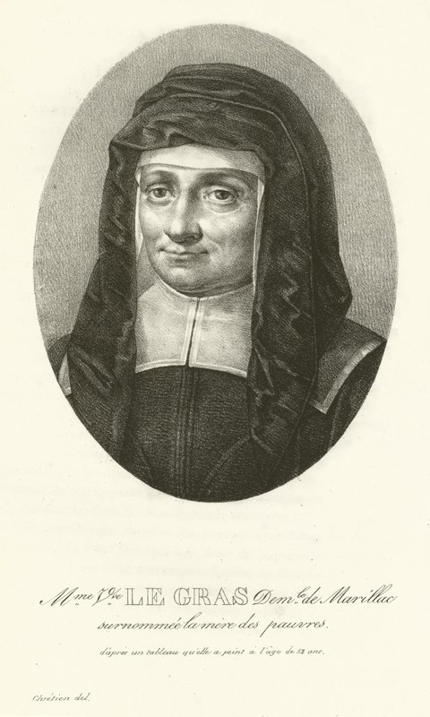 Madame Le Gras, Louise de Marillac by French School
