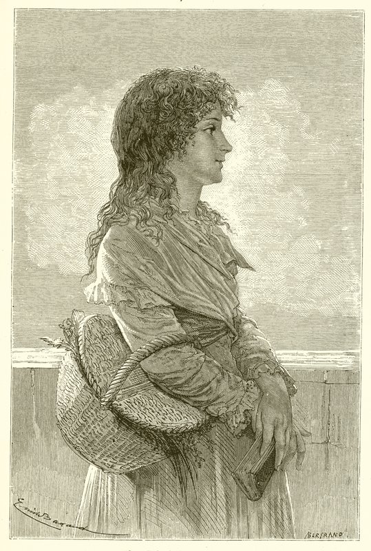 Madame Roland in her Childhood by French School