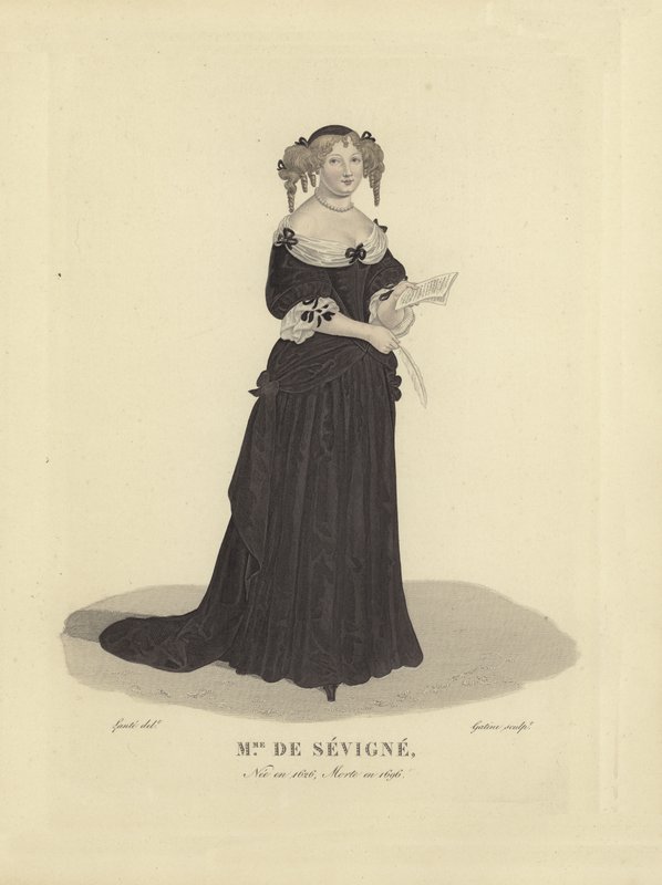Madame de Sevigne, French writer by French School