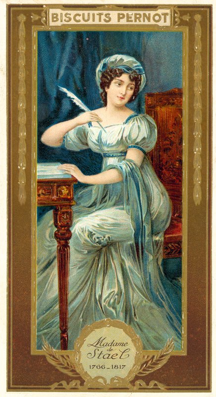 Madame de Stael, French writer by French School