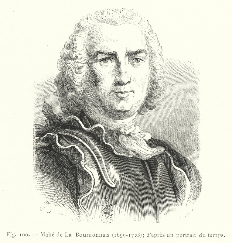 Mahe de La Bourdonnais by French School