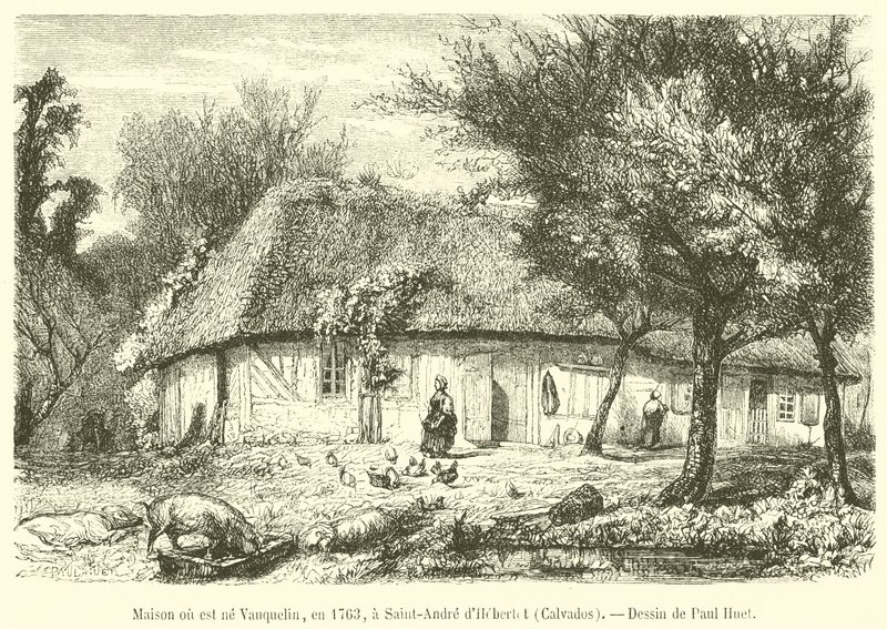 House where Vauquelin was born, in 1763, in Saint-Andre d