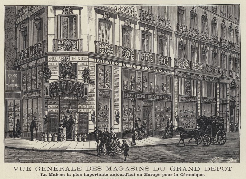Maisons du Grand Depot, ceramics store in Paris, France by French School