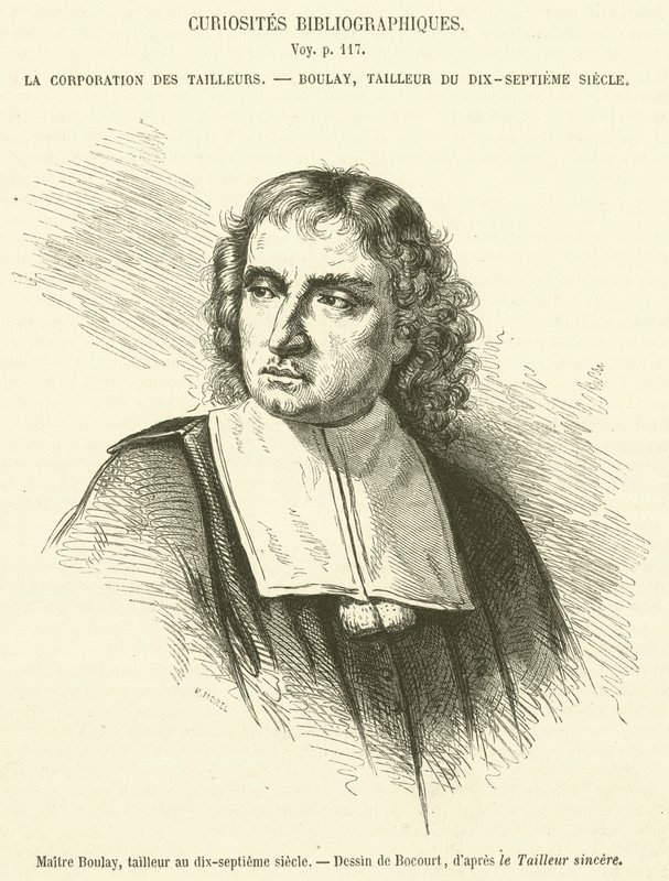 Master Boulay, tailor in the seventeenth century (engraving) by French School